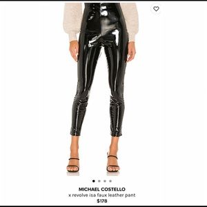 Faux Leather Pant Micheal Costello - NWT